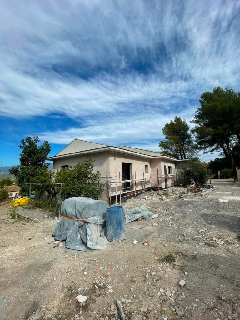 Ravalement de façade à Lugrin - Chantier